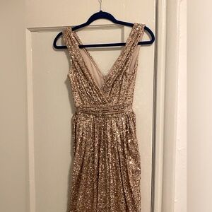 Badgley Mishka sequin gown